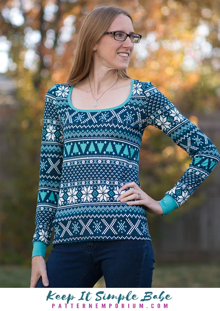 Keep It Simple | Semi Fitted T-shirt PDF Sewing Pattern - Image 56