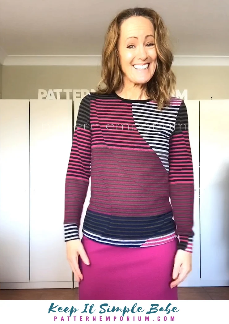 Keep It Simple | Semi Fitted T-shirt PDF Sewing Pattern - Image 61