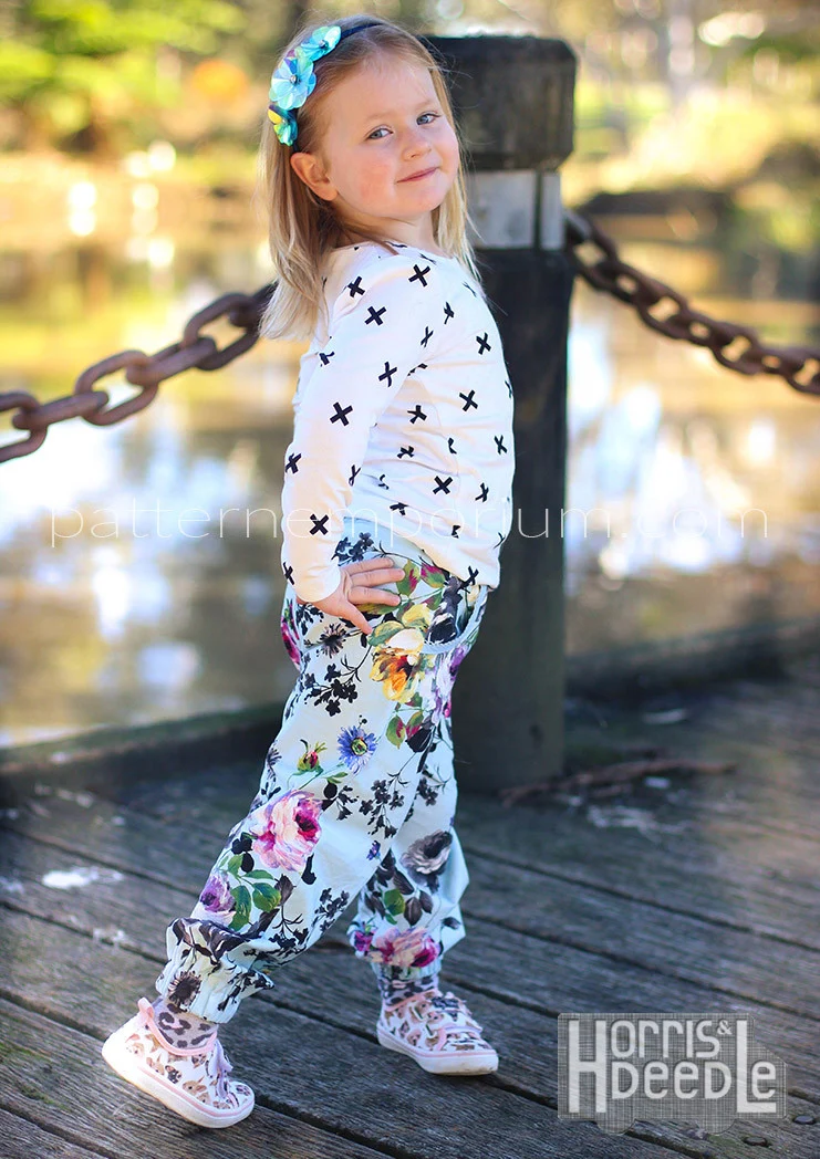 Harem Pants | Kids PDF Sewing Pattern - Image 3