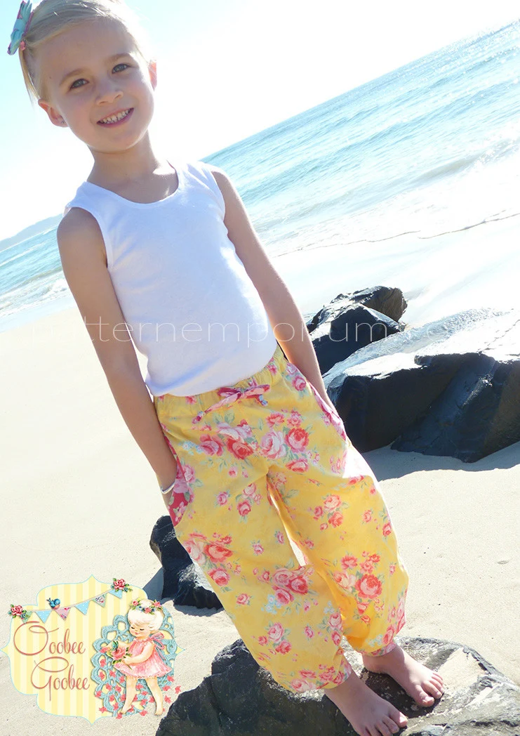 Harem Pants | Kids PDF Sewing Pattern - Image 4
