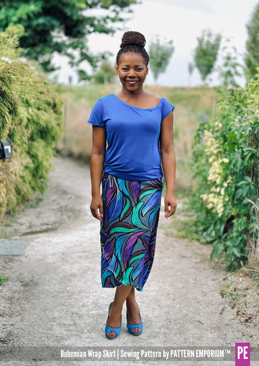 Bohemian Wrap Skirt | PDF Sewing Pattern - Image 12