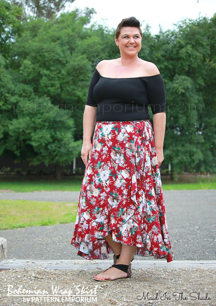 Bohemian Wrap Skirt | PDF Sewing Pattern - Image 18