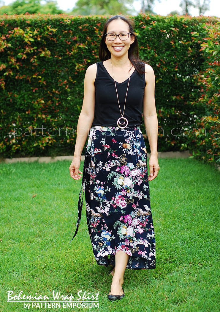 Bohemian Wrap Skirt | PDF Sewing Pattern - Image 28