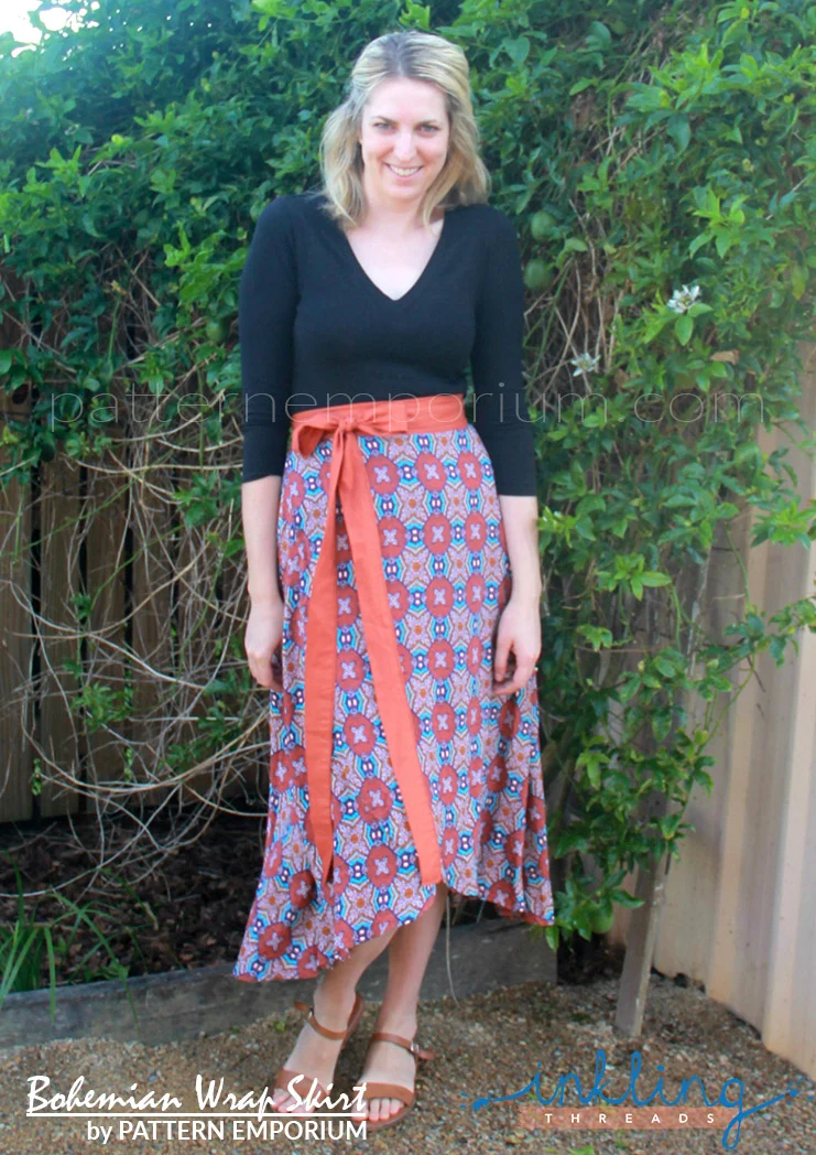 Bohemian Wrap Skirt | PDF Sewing Pattern - Image 30