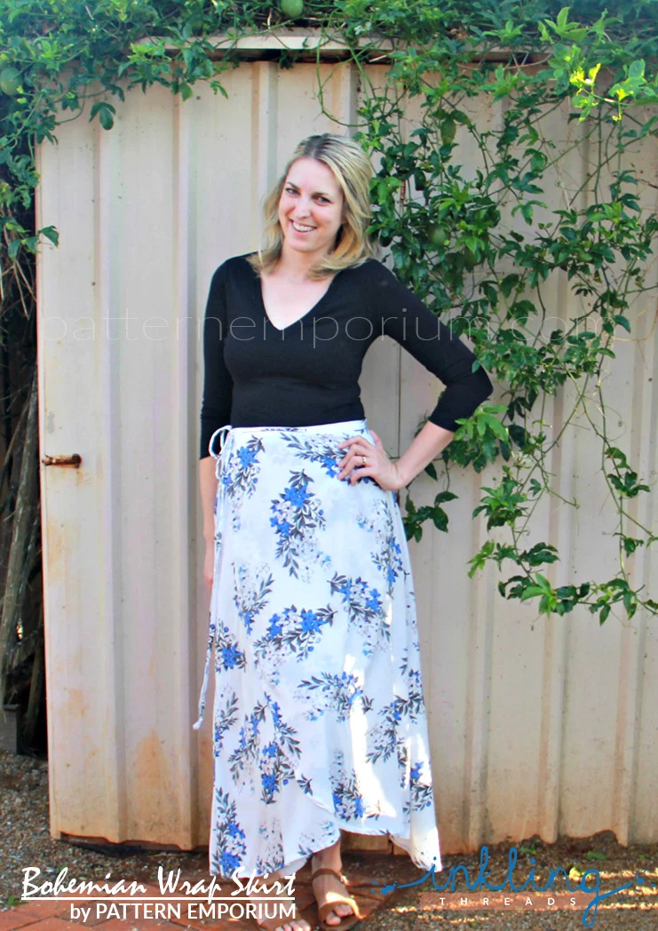 Bohemian Wrap Skirt | PDF Sewing Pattern - Image 40