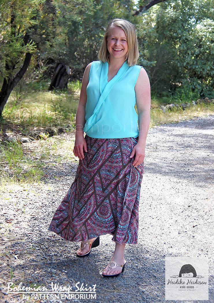 Bohemian Wrap Skirt | PDF Sewing Pattern - Image 41