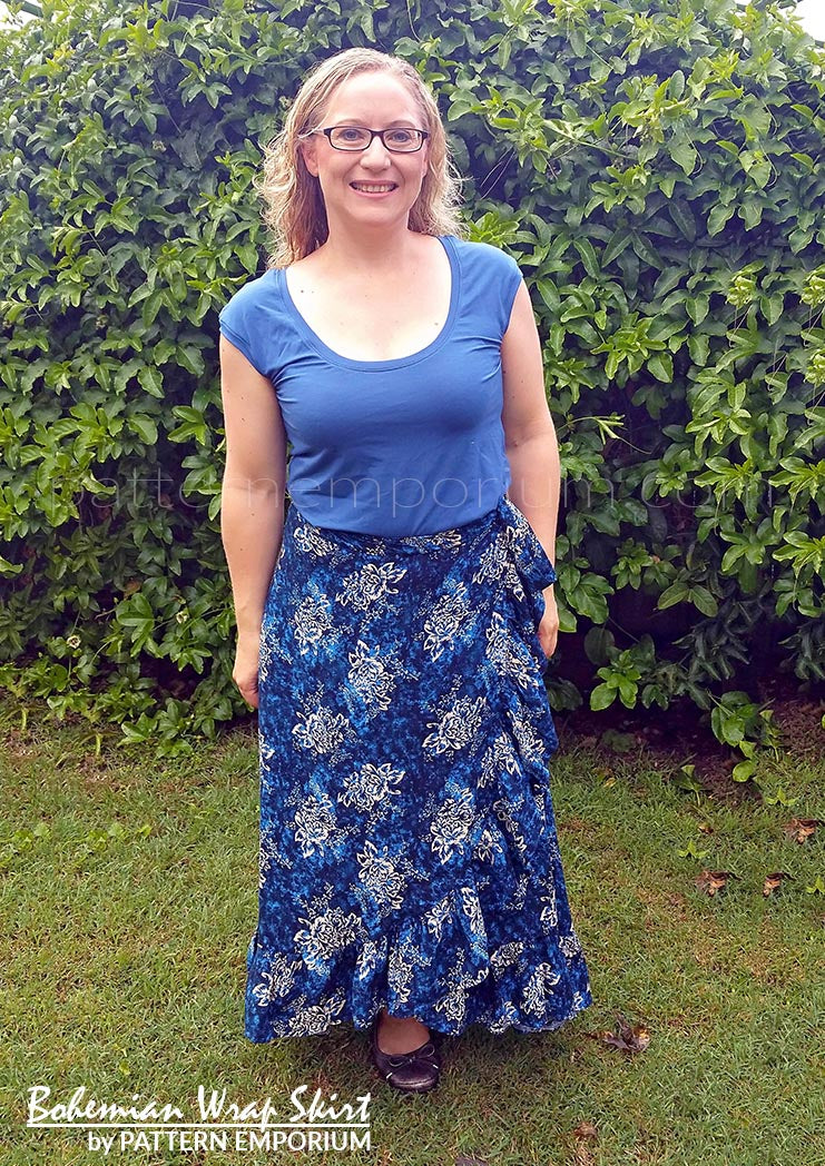 Bohemian Wrap Skirt | PDF Sewing Pattern - Image 45
