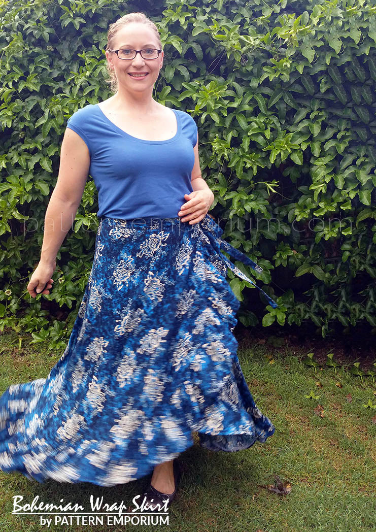 Bohemian Wrap Skirt | PDF Sewing Pattern - Image 46