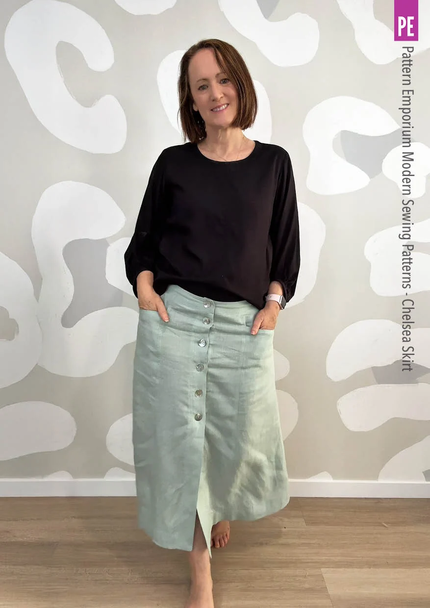 Chelsea | Button-Up Skirt PDF Sewing Pattern - Image 15