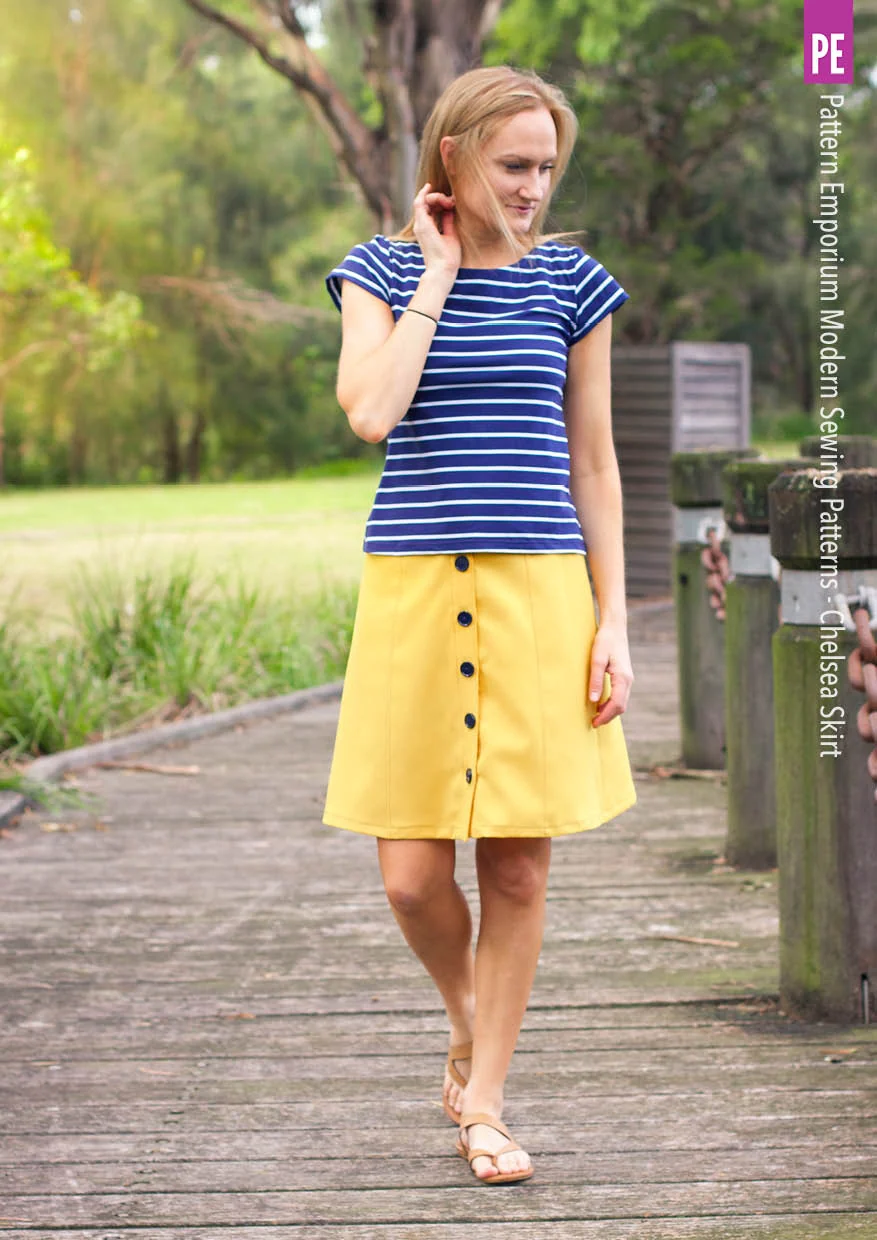 Chelsea | Button-Up Skirt PDF Sewing Pattern - Image 19
