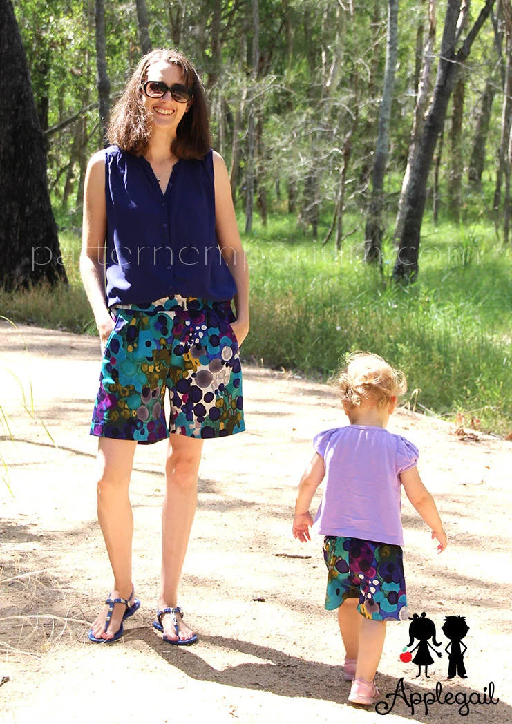 Hepburn Pleat Front Shorts | PDF Sewing Pattern - Image 12