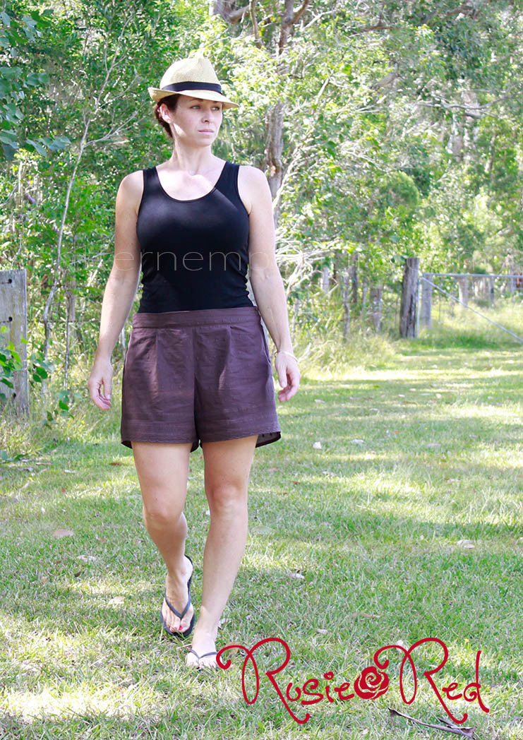 Hepburn Pleat Front Shorts | PDF Sewing Pattern - Image 23