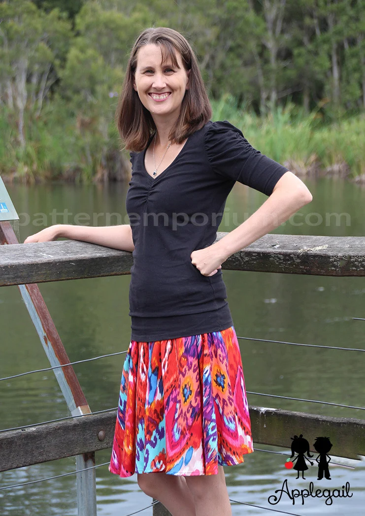 Swing Shorts | Flared Shorts PDF Sewing Pattern - Image 30