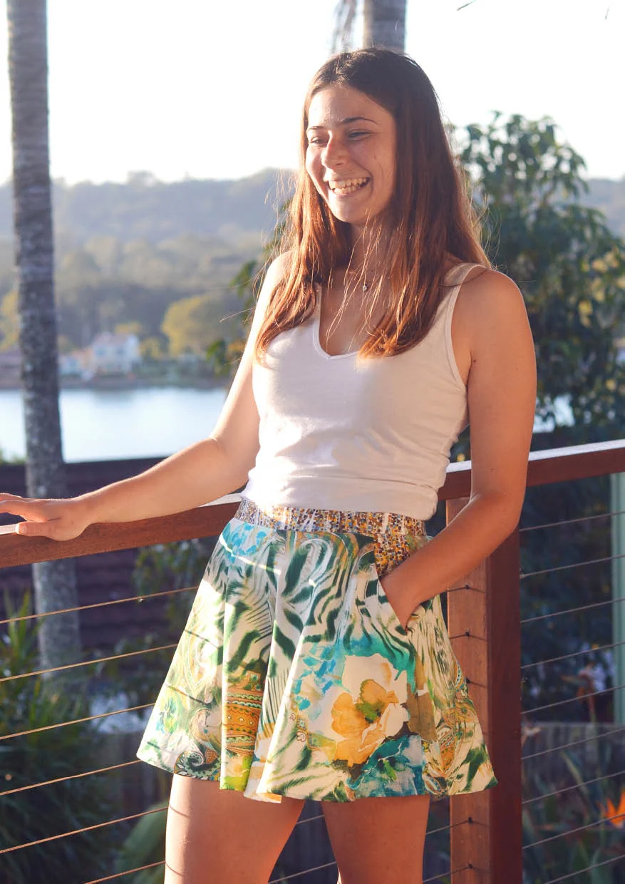 Swing Shorts | Flared Shorts PDF Sewing Pattern - Image 6