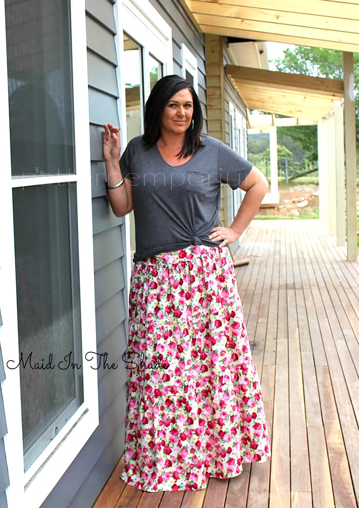 Tiered Maxi Skirt | PDF Sewing Pattern - Image 28