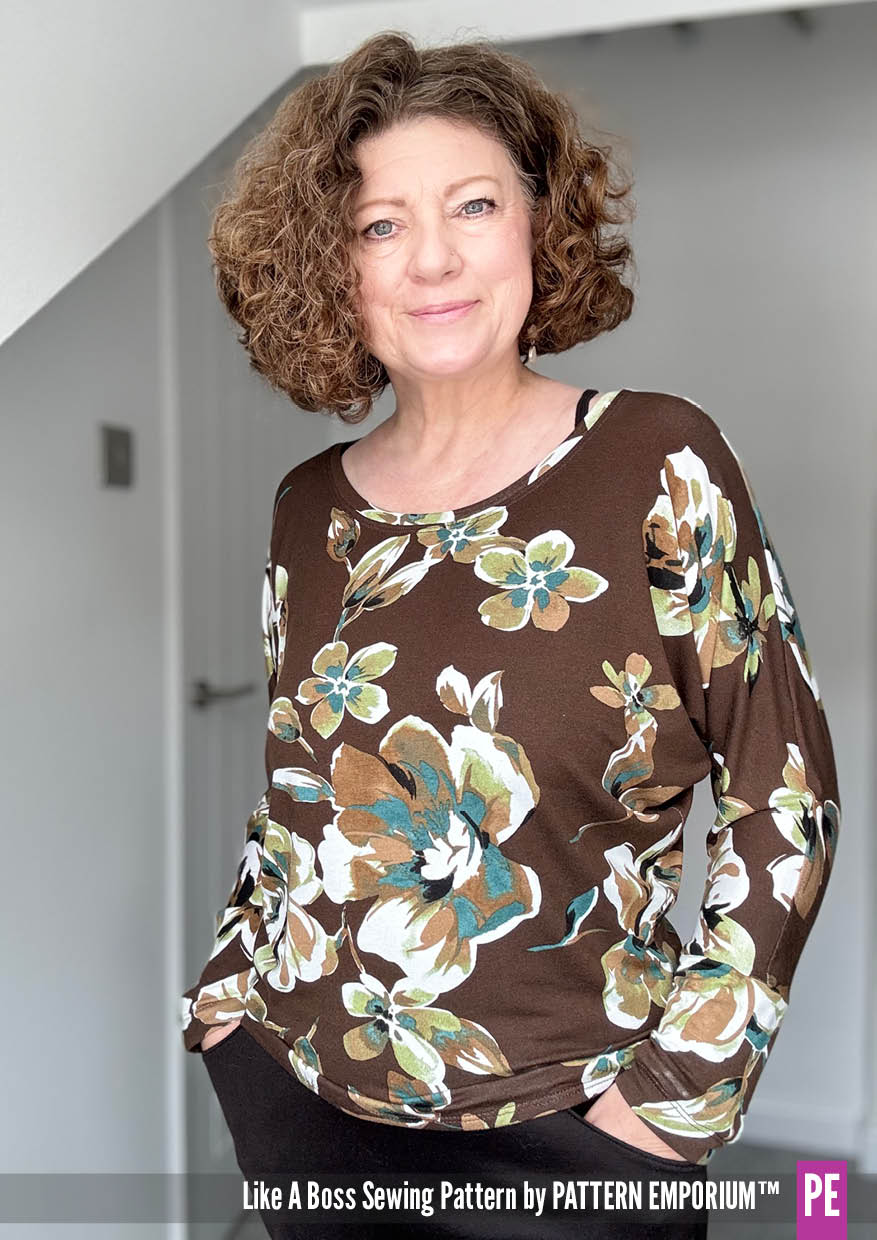 Like A Boss | Tapered Dolman Top PDF Sewing Pattern - Image 15