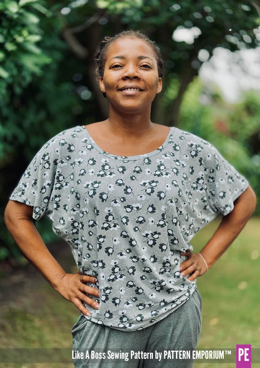 Like A Boss | Tapered Dolman Top PDF Sewing Pattern - Image 19
