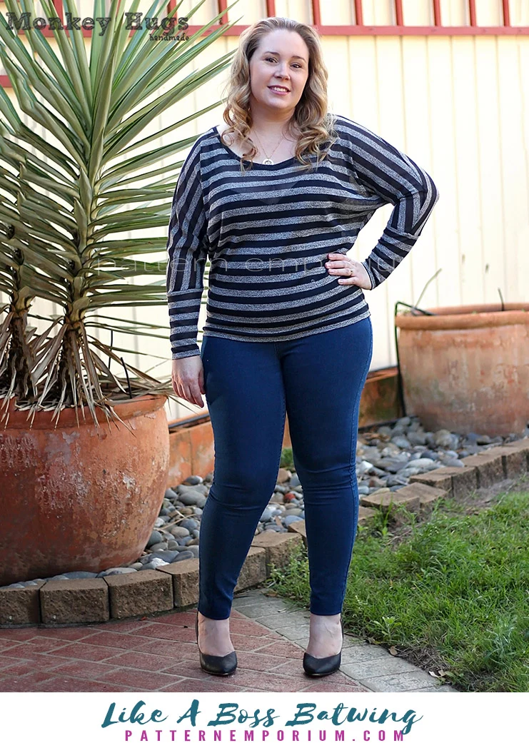 Like A Boss | Tapered Dolman Top PDF Sewing Pattern - Image 44