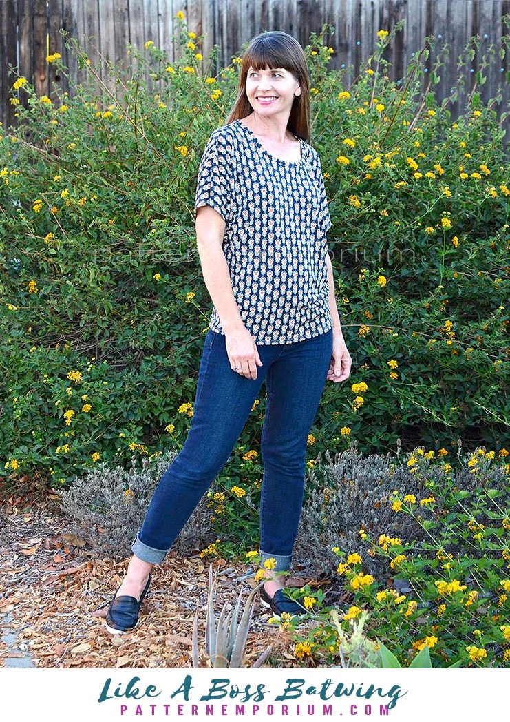 Like A Boss | Tapered Dolman Top PDF Sewing Pattern - Image 47