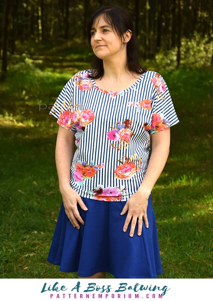 Like A Boss | Tapered Dolman Top PDF Sewing Pattern - Image 56