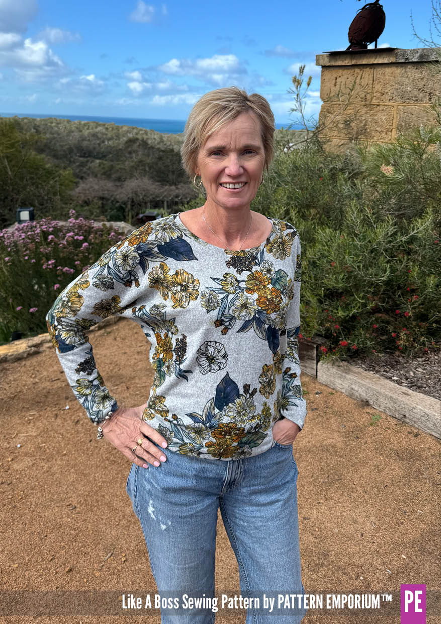 Like A Boss | Tapered Dolman Top PDF Sewing Pattern - Image 6
