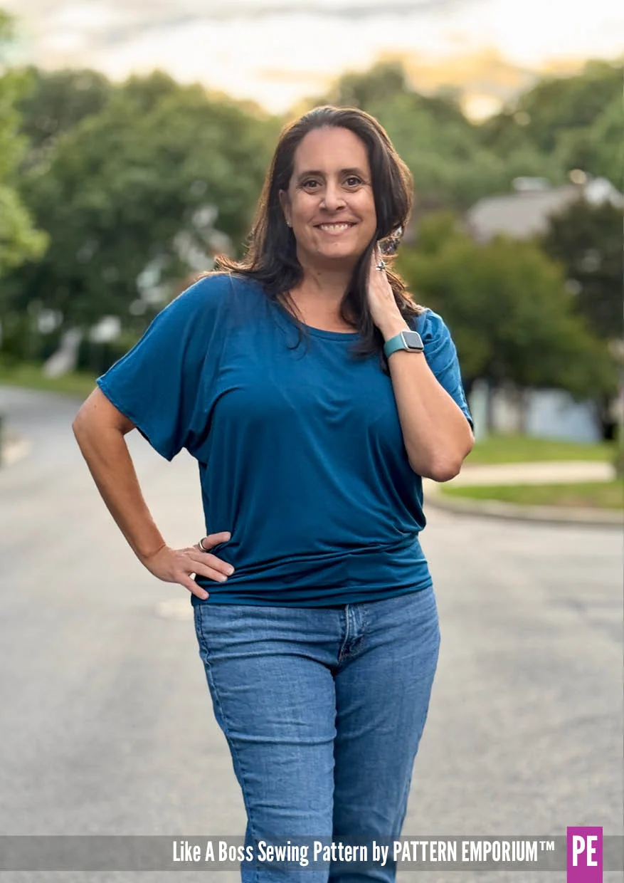 Like A Boss | Tapered Dolman Top PDF Sewing Pattern - Image 9