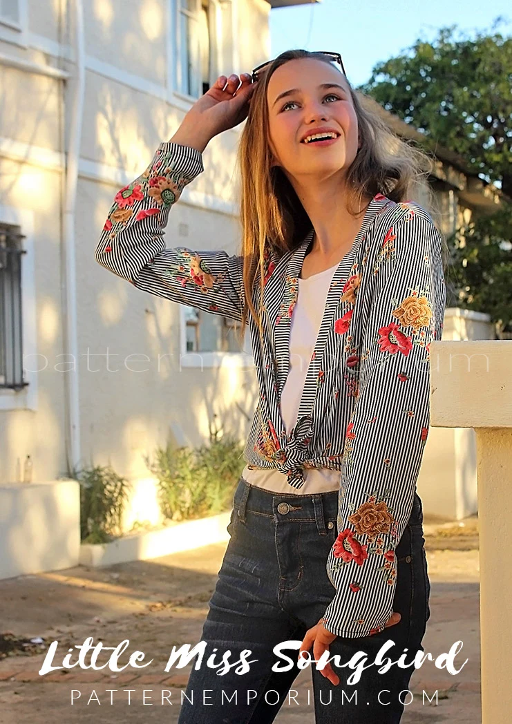 Little Miss Songbird | Duster & Cardi PDF Sewing Pattern - Image 33