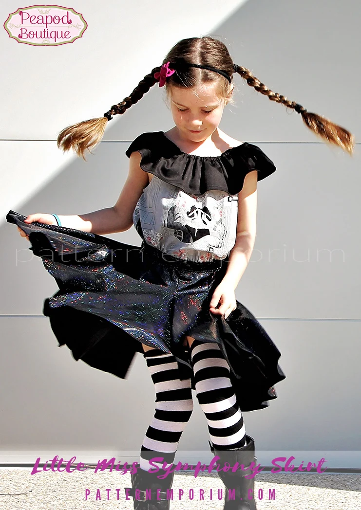 Little Miss Symphony Skirt | Girls PDF Sewing Pattern - Image 14