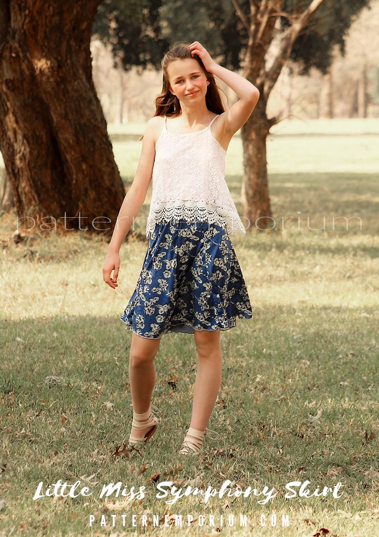 Little Miss Symphony Skirt | Girls PDF Sewing Pattern - Image 15