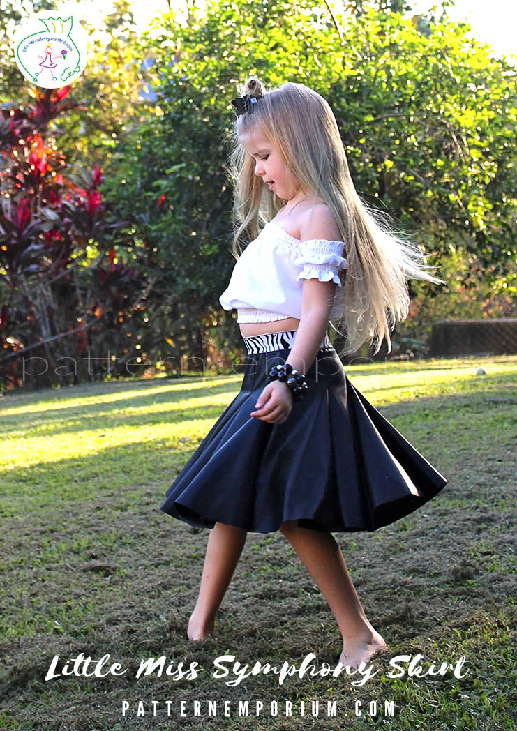 Little Miss Symphony Skirt | Girls PDF Sewing Pattern - Image 26