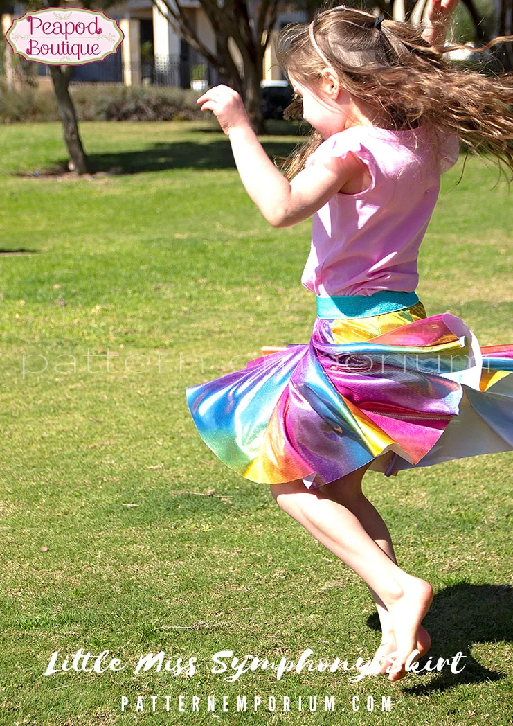Little Miss Symphony Skirt | Girls PDF Sewing Pattern - Image 29