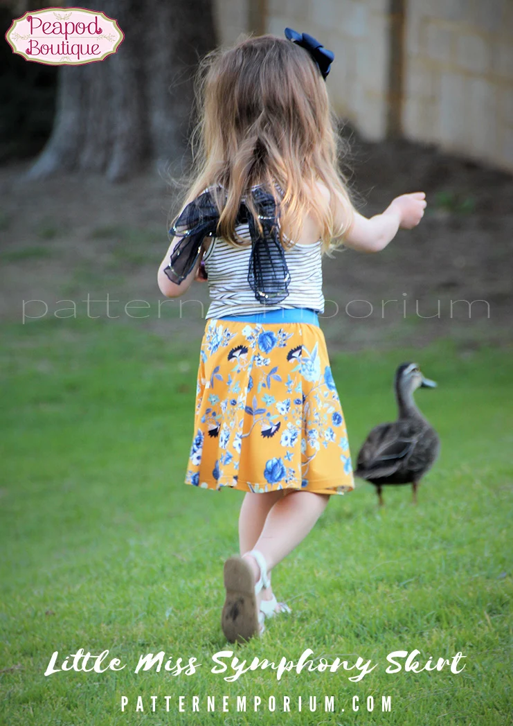 Little Miss Symphony Skirt | Girls PDF Sewing Pattern - Image 30