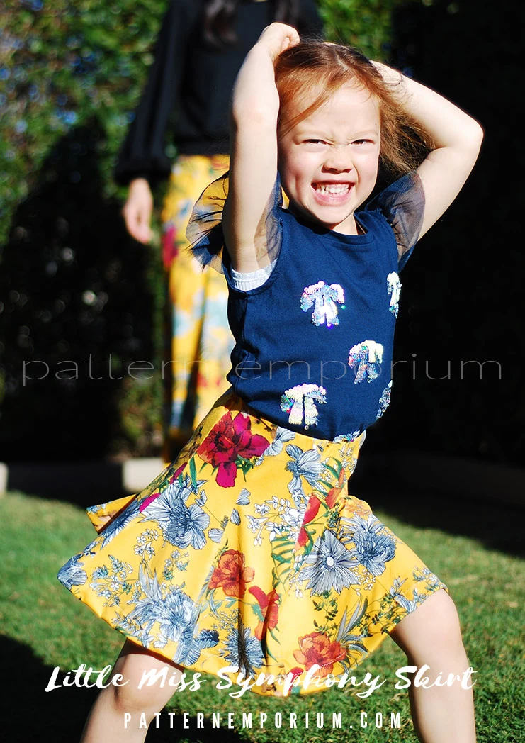Little Miss Symphony Skirt | Girls PDF Sewing Pattern - Image 33