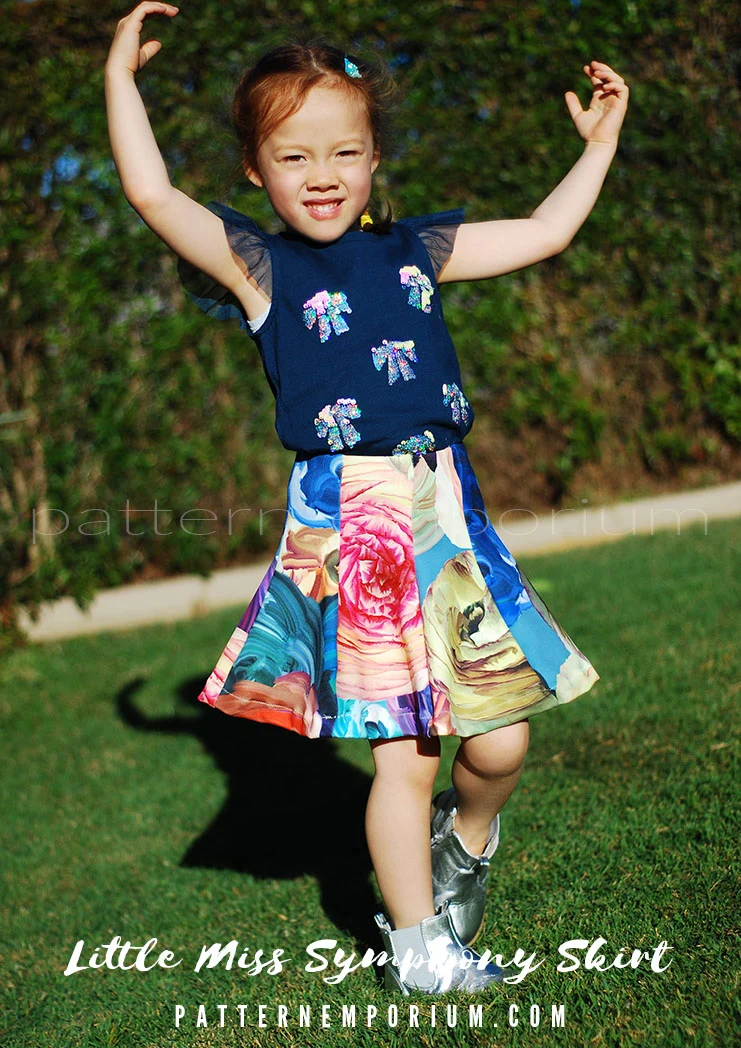 Little Miss Symphony Skirt | Girls PDF Sewing Pattern - Image 34