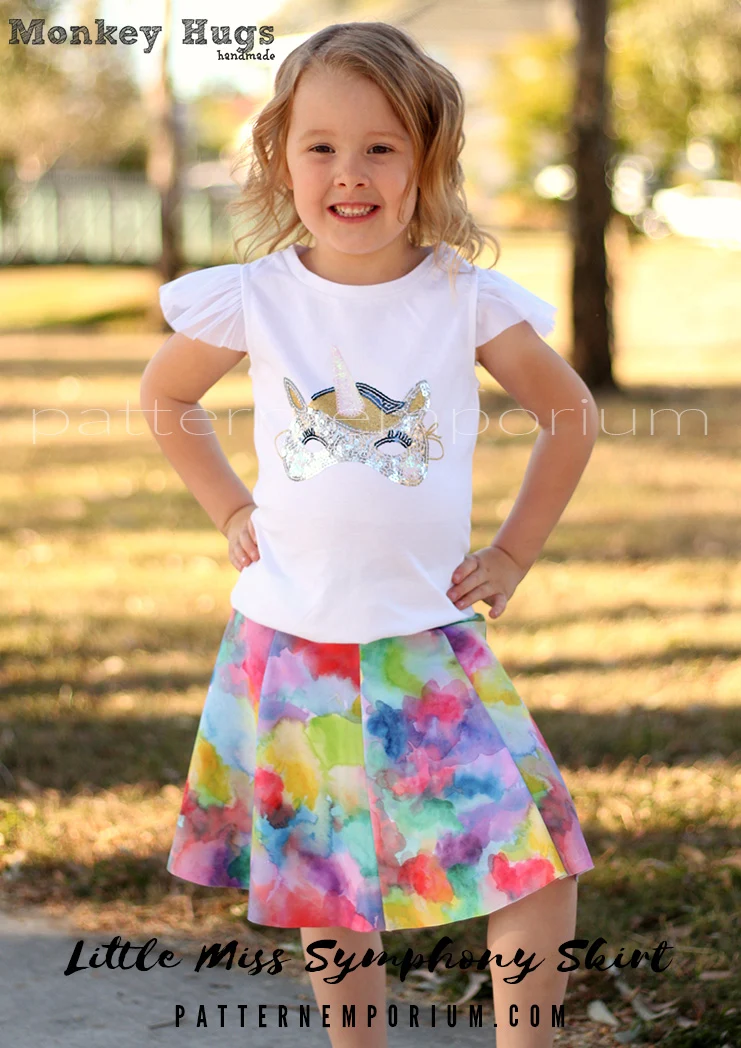 Little Miss Symphony Skirt | Girls PDF Sewing Pattern - Image 40