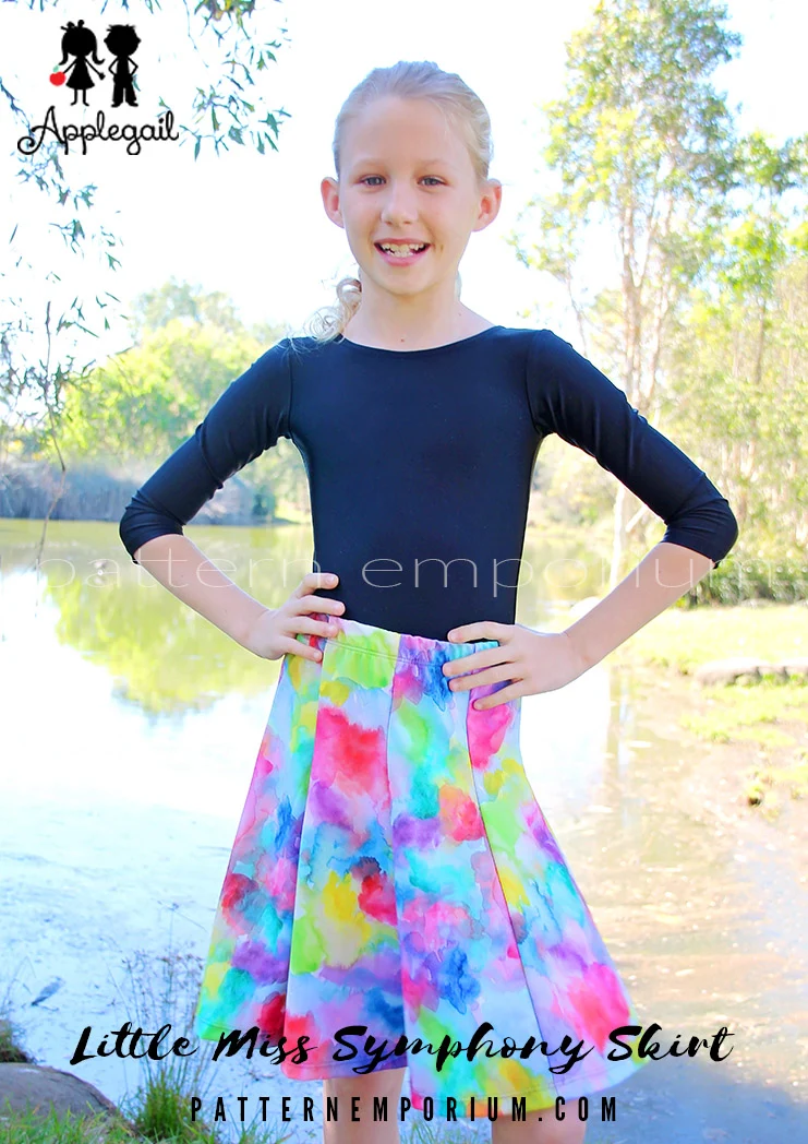Little Miss Symphony Skirt | Girls PDF Sewing Pattern - Image 44