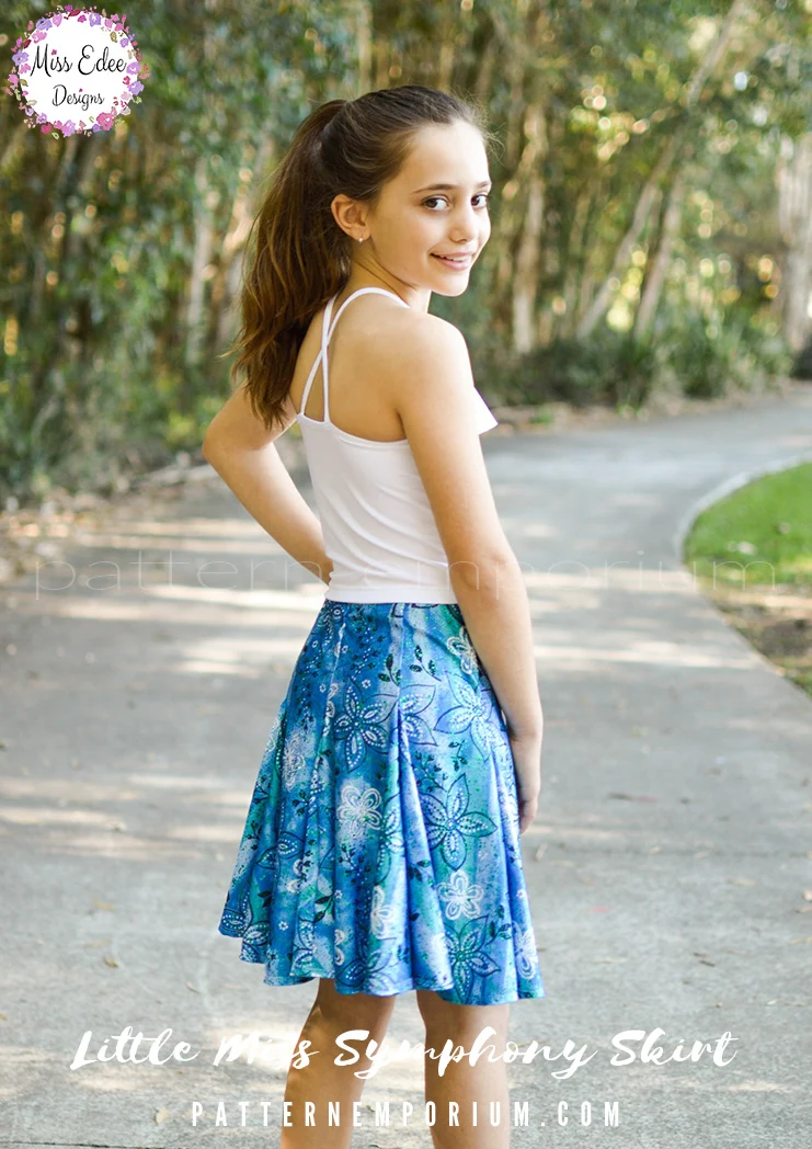 Little Miss Symphony Skirt | Girls PDF Sewing Pattern - Image 5