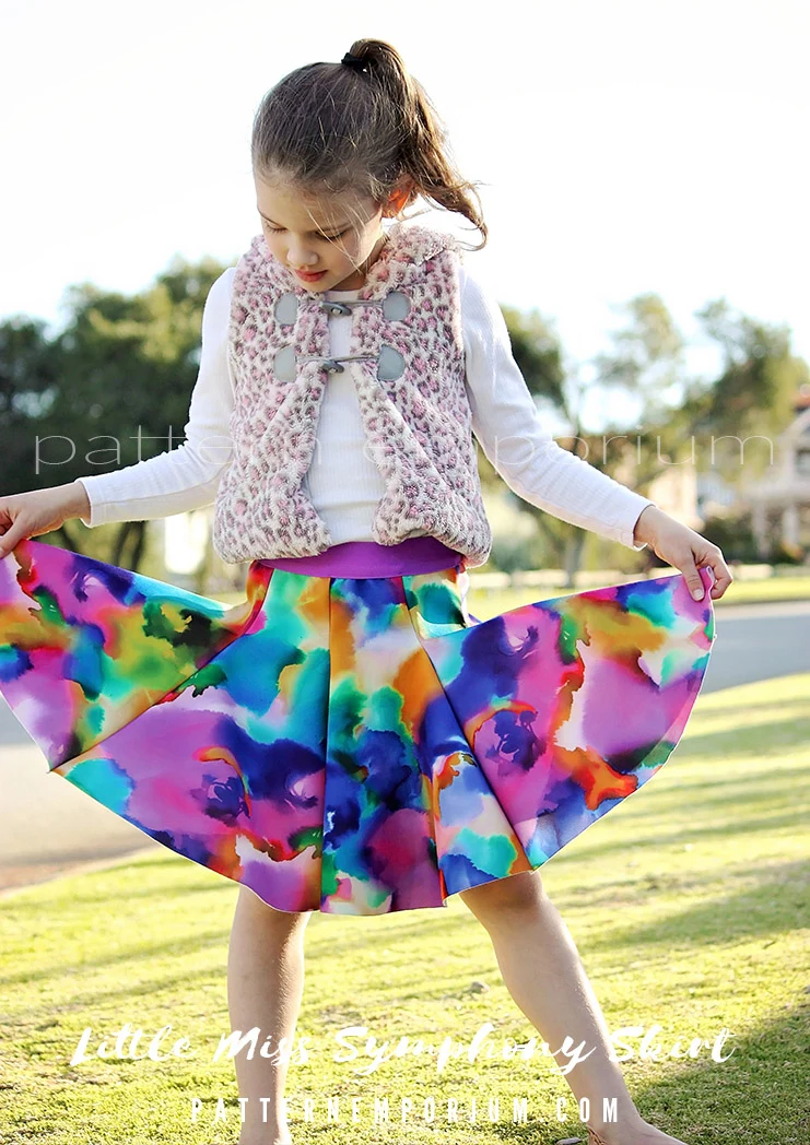 Little Miss Symphony Skirt | Girls PDF Sewing Pattern - Image 8