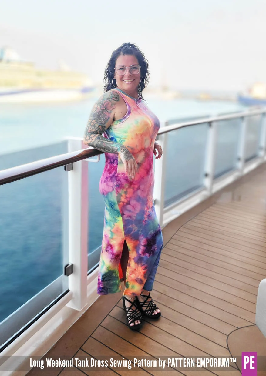 Long Weekend | Wide Binding Tank Dress PDF Sewing Pattern - Image 20
