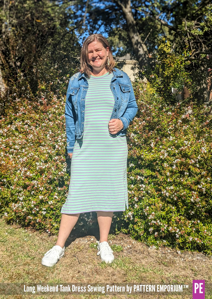 Long Weekend | Wide Binding Tank Dress PDF Sewing Pattern - Image 37