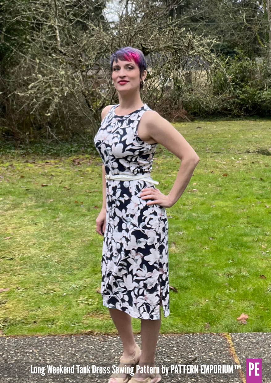 Long Weekend | Wide Binding Tank Dress PDF Sewing Pattern - Image 39
