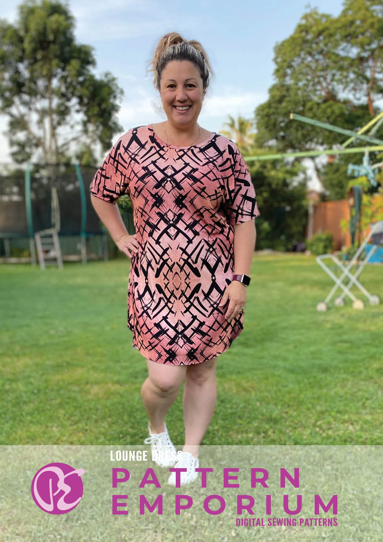Lounge Dress | Relaxed Fit Dress PDF Sewing Pattern - Image 91