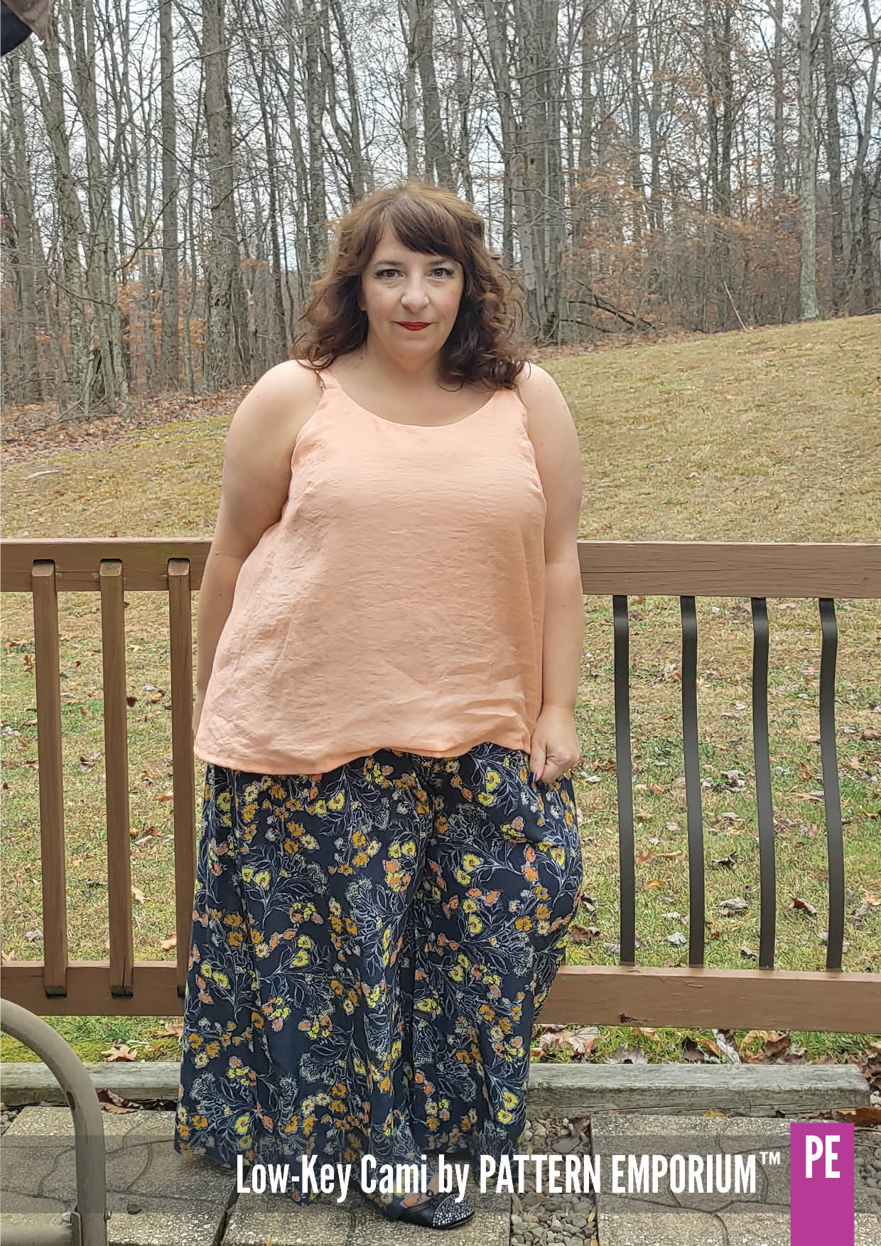 Low-Key Cami | Woven Strappy Top PDF Sewing Pattern - Image 16