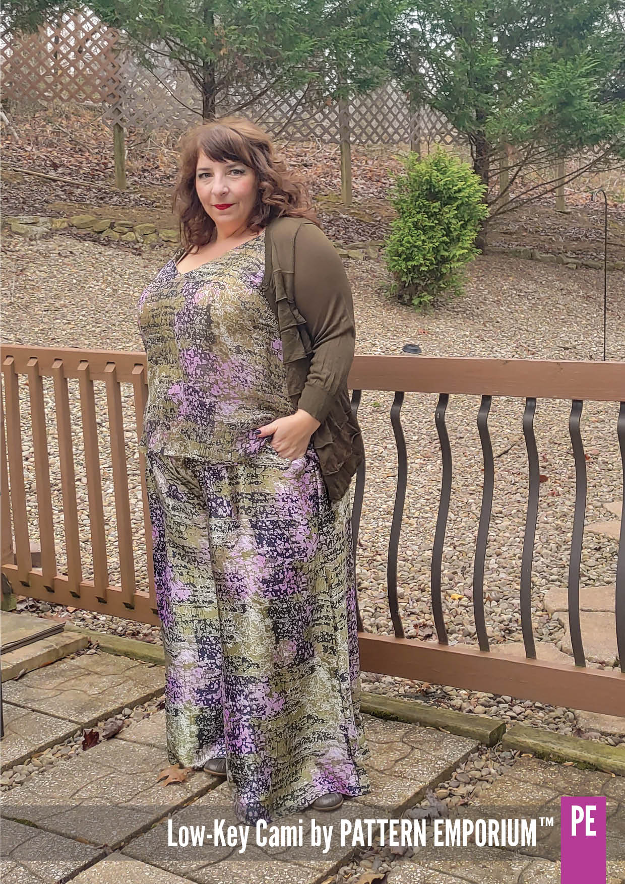 Low-Key Cami | Woven Strappy Top PDF Sewing Pattern - Image 17