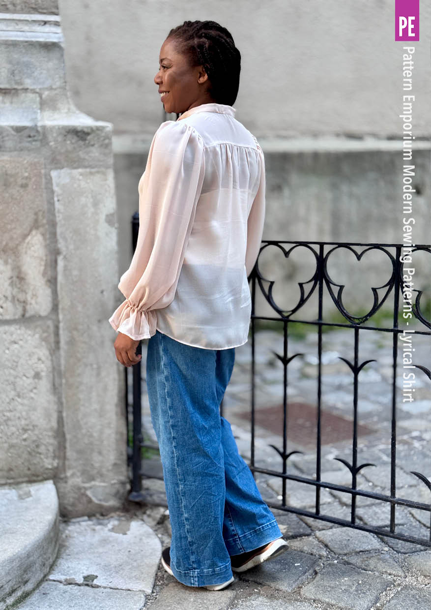 Lyrical Shirt | Tie Neck Shirt PDF Sewing Pattern - Image 32