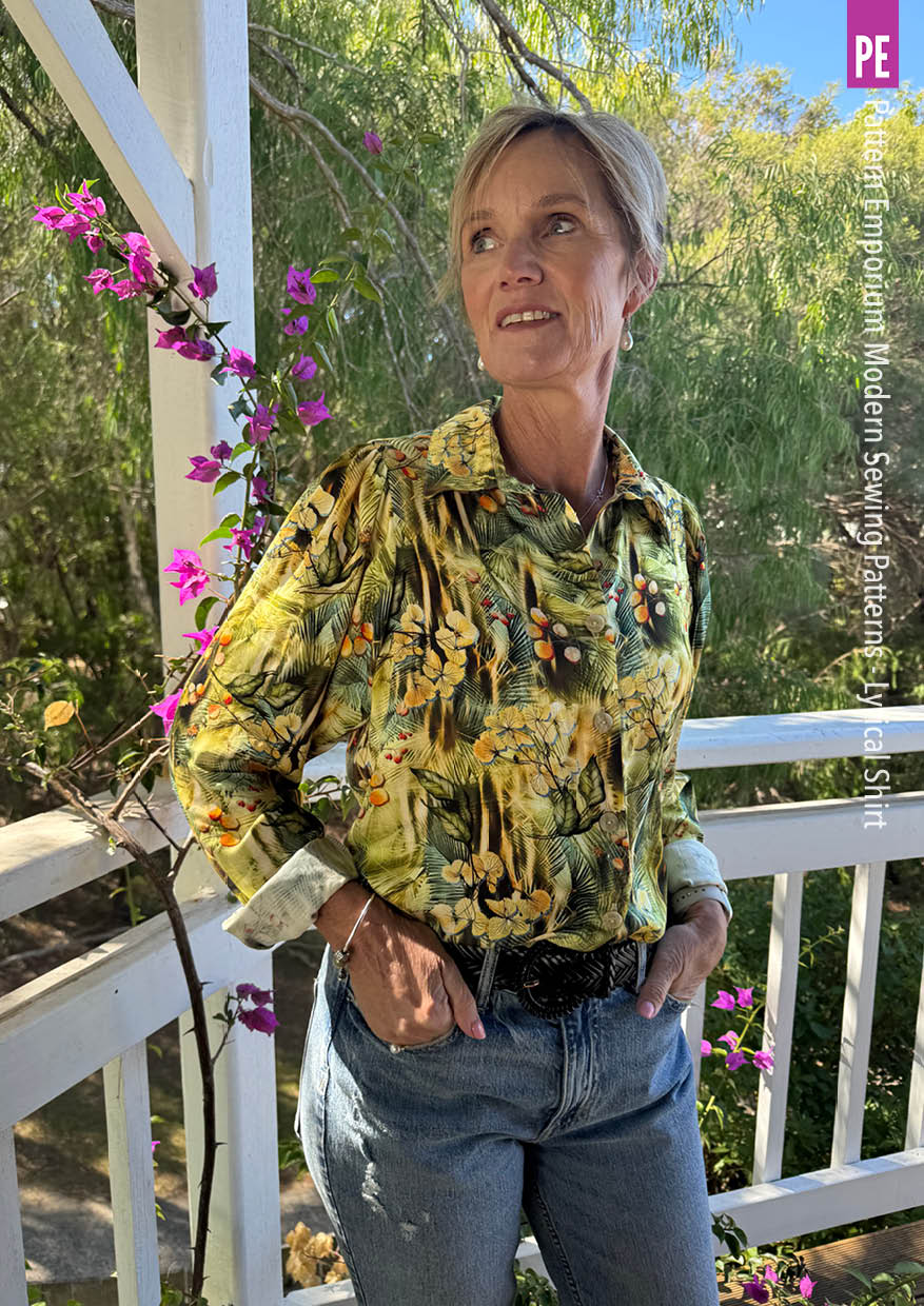 Lyrical Shirt | Tie Neck Shirt PDF Sewing Pattern - Image 42