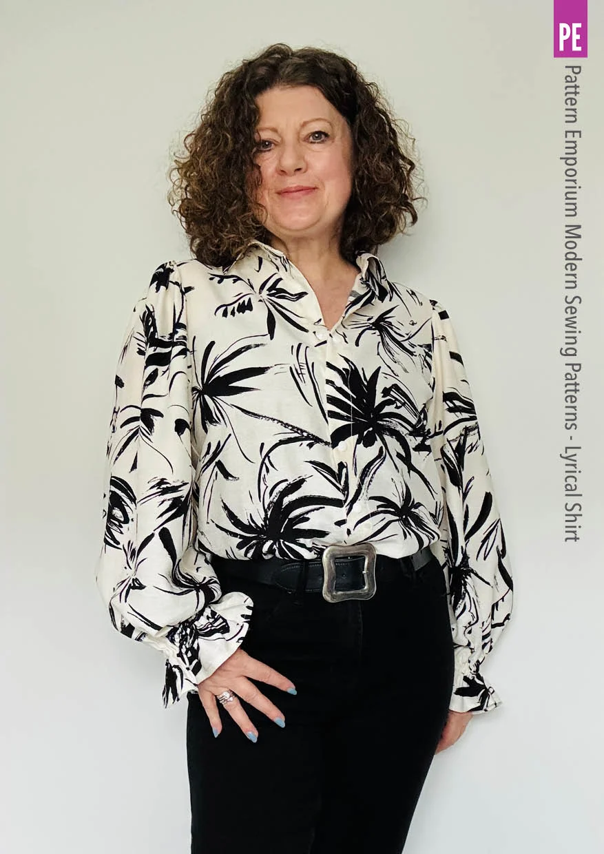 Lyrical Shirt | Tie Neck Shirt PDF Sewing Pattern - Image 50