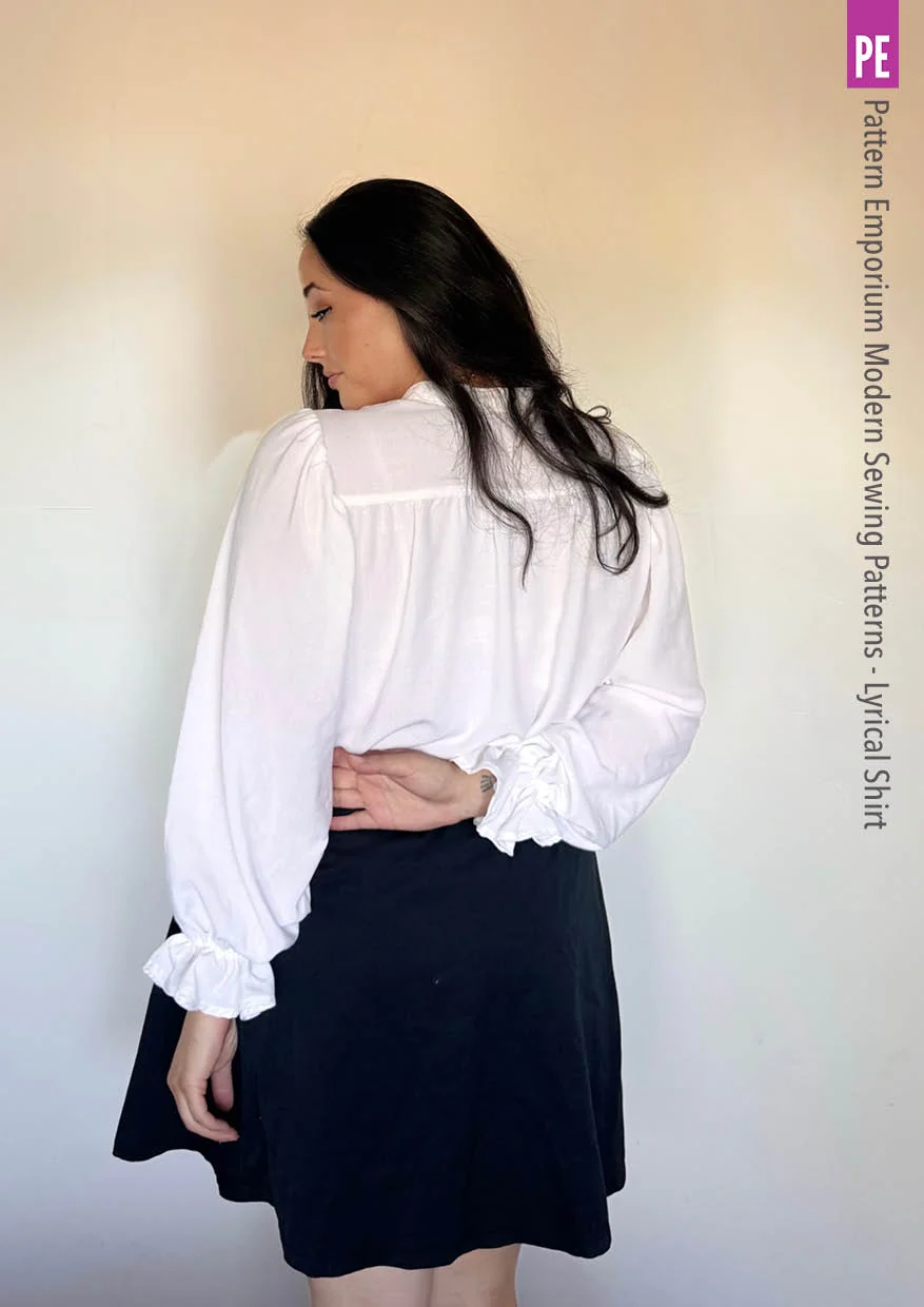Lyrical Shirt | Tie Neck Shirt PDF Sewing Pattern - Image 57