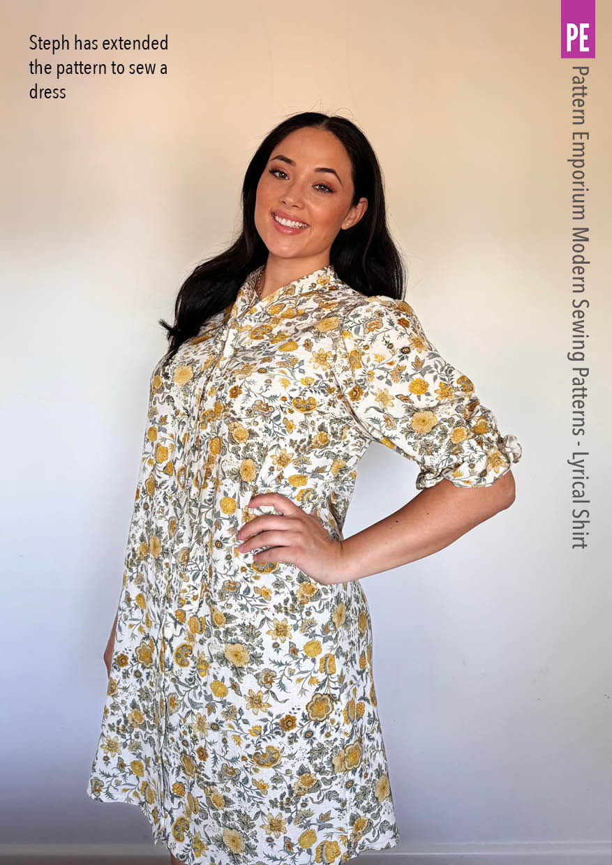 Lyrical Shirt | Tie Neck Shirt PDF Sewing Pattern - Image 58