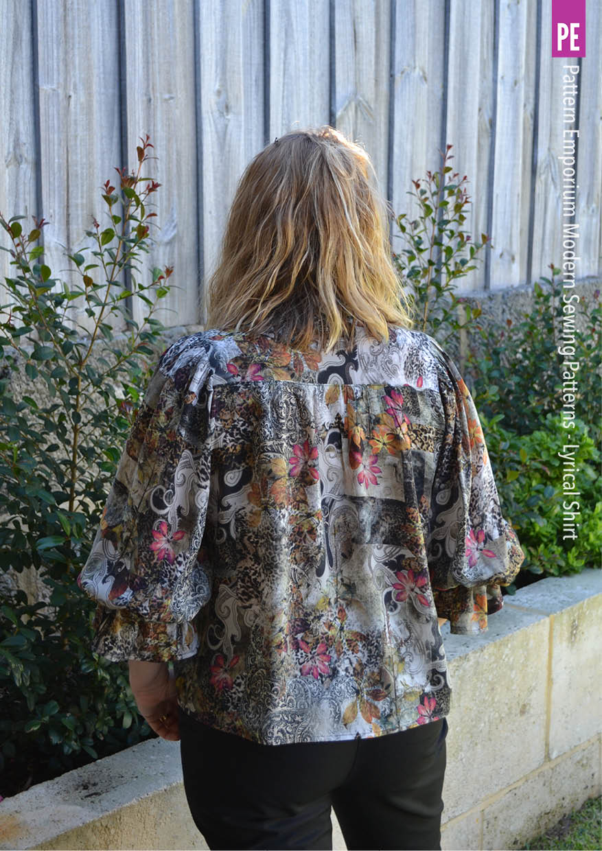 Lyrical Shirt | Tie Neck Shirt PDF Sewing Pattern - Image 62